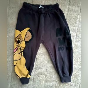 Zara toddler boy lion king sweat pants